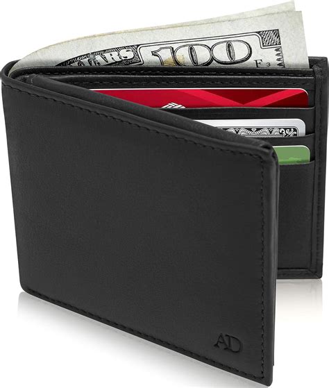 AG <b>Wallets</b> RFID Leather Slim Long <b>Wallet</b> for <b>Men</b> or Women, Holds up to 20 Cards, 1 ID and Cash (Burgundy) 1 offer from $19. . Male wallets amazon